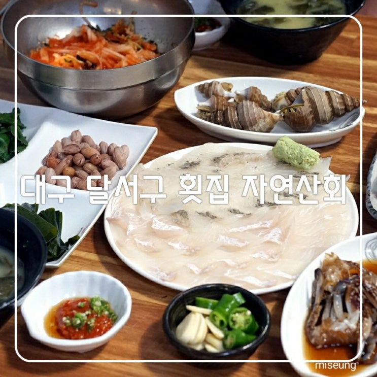 대구 달서구 횟집 본리동 맛집 자연산회 장기동 봄 도다리회 안먹으면 서운하지요