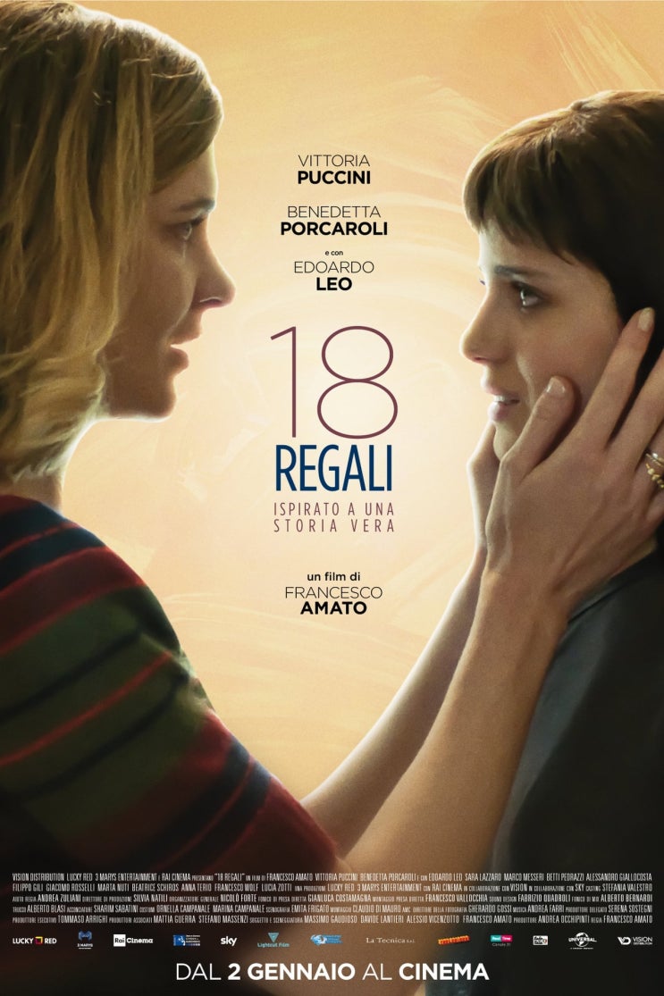  넷플릭스, 엄마의 사랑을 가득 담은, 영화 '열여덟 번의 선물 (18 Regali; 18 Presents)', 이탈리아, 2020