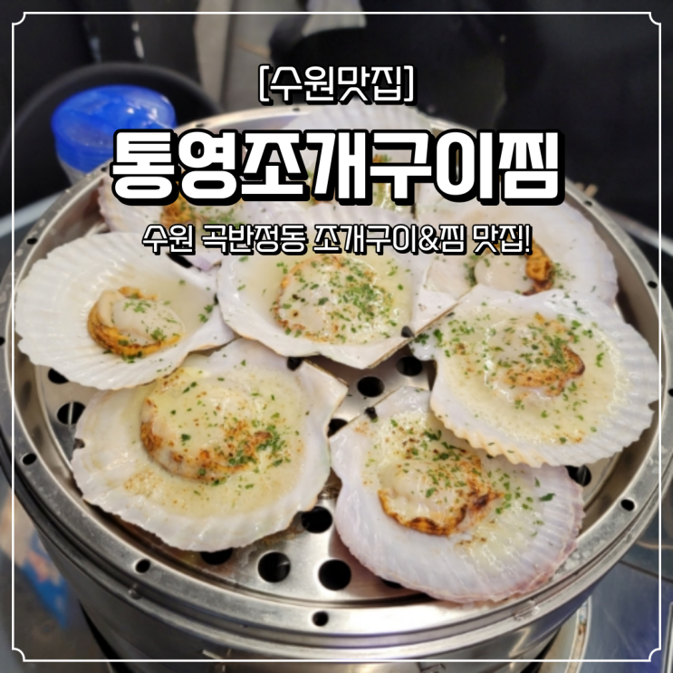  수원 조개구이 맛집 통영조개구이찜