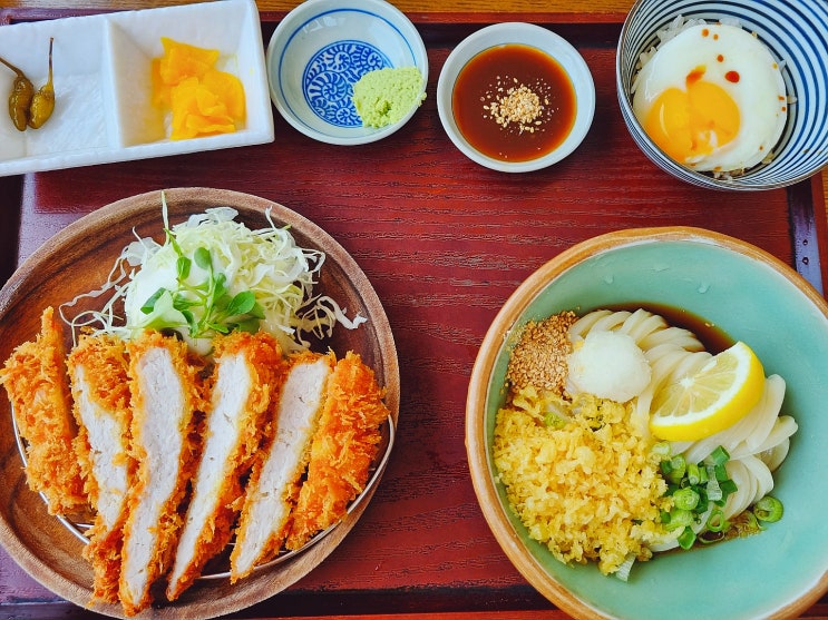  의왕 백운호수 맛집 : 치즈돈까스, 수제우동 맛집 <자가제면 백운동>