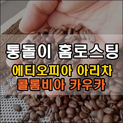 커피원두 아리차, 카우카 통돌이 홈로스팅 커피원두 아리차, 카우카 통돌이 홈로스팅