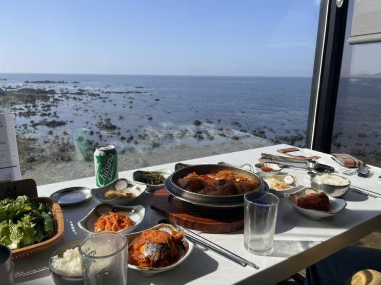  [제주 애월맛집] 이춘옥원조고등어쌈밥 바다뷰맛집 고등어묵은지찜 후기!!(주차정보)