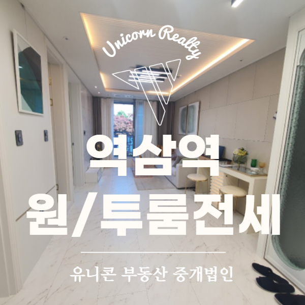  [원투룸] 역삼동 원투룸 전세 매물