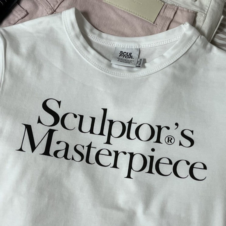 스컬프터 masterpiece crop tee 후기