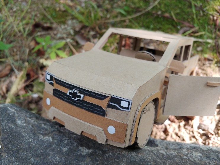 07.쉐보레 콜로라도(박스로 자동차 만들기, 도안무료) Chevrolet Colorado(How to make a cardboard car, Drawing's Free)