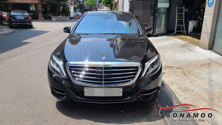  벤츠 w222 s클래스 안드로이드 셋탑 m2c-200plus 장착