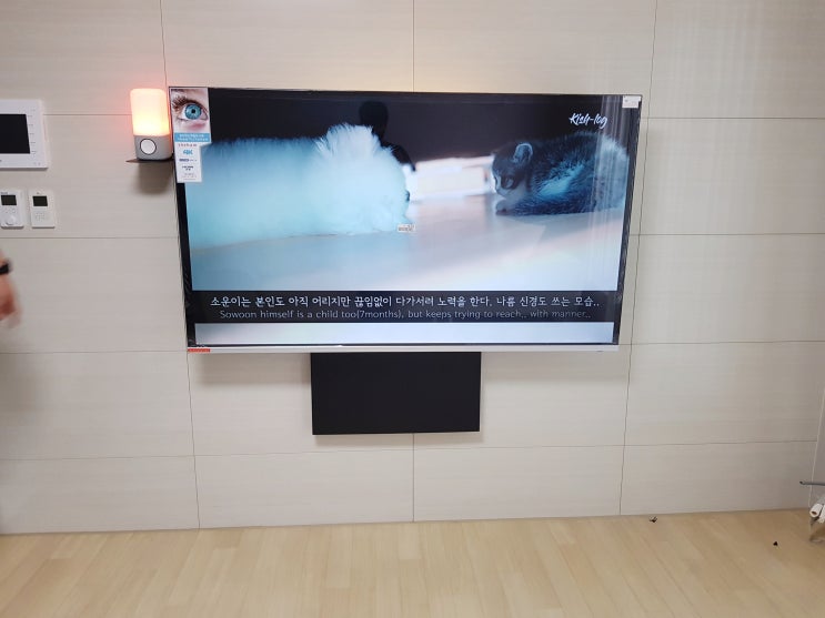  인천무타공벽걸이TV, 마왕홈케어 블록티비에서 벽걸이TV 안전하게 설치하세요!