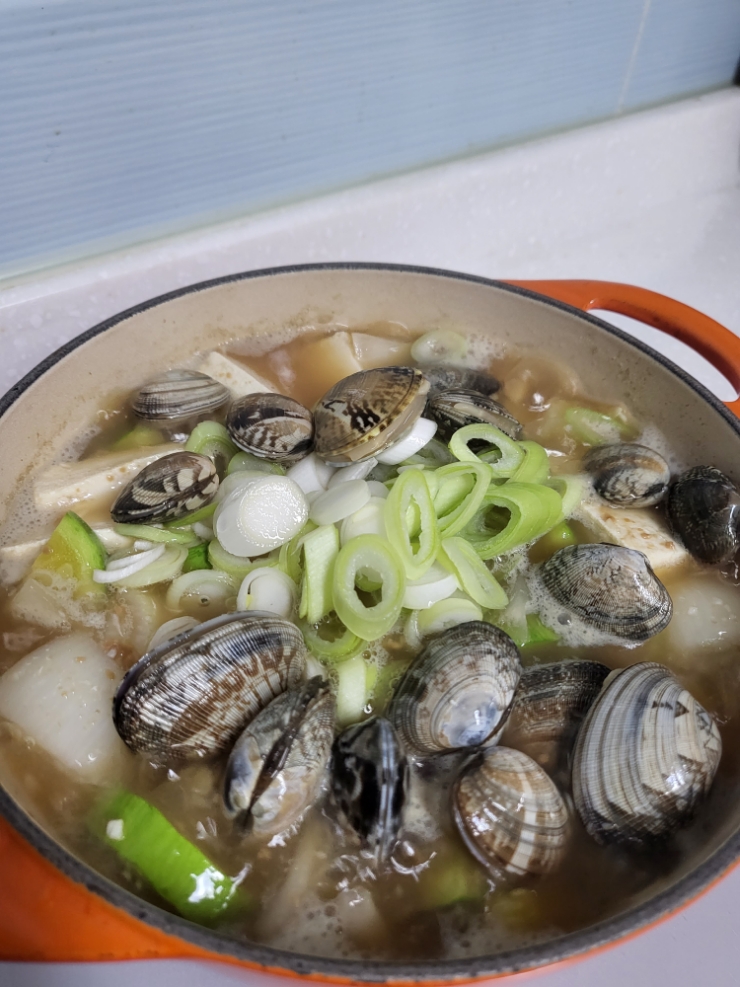  [대충저녁] 바지락된장찌개