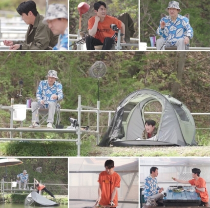<b>영탁</b> 신랑수업 <b>김응수</b>와 낚시
