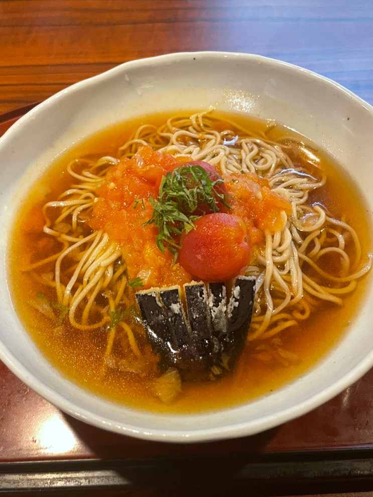  [홍대 맛집] 텐자루소바, 토마토 소바 맛집 찐후기 오비야
