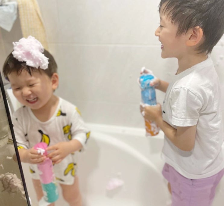  아이! 폼폼해 버블클렌저로 우리아이 즐거운 목욕시간 만들어요!