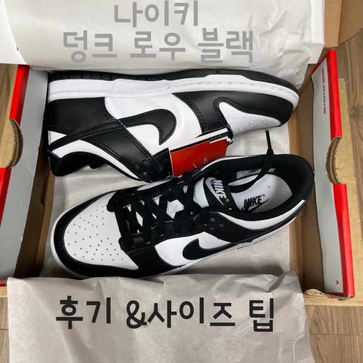  나이키 덩크로우 범고래 사이즈 고르는 법 /나이키 공홈 당첨 후기 cw1590-100