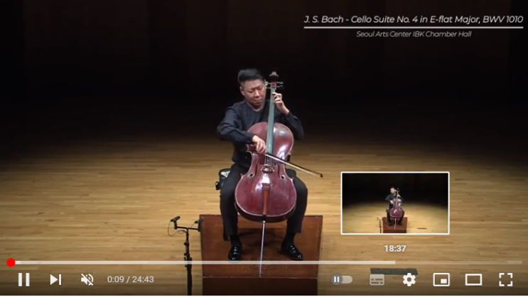 J. S. Bach - Cello Suite No 4 in E flat Major, BWV 1010ㅣJaesung Lim J. S. Bach - Cello Suite No 4 in E flat Major, BWV 1010ㅣJaesung Lim