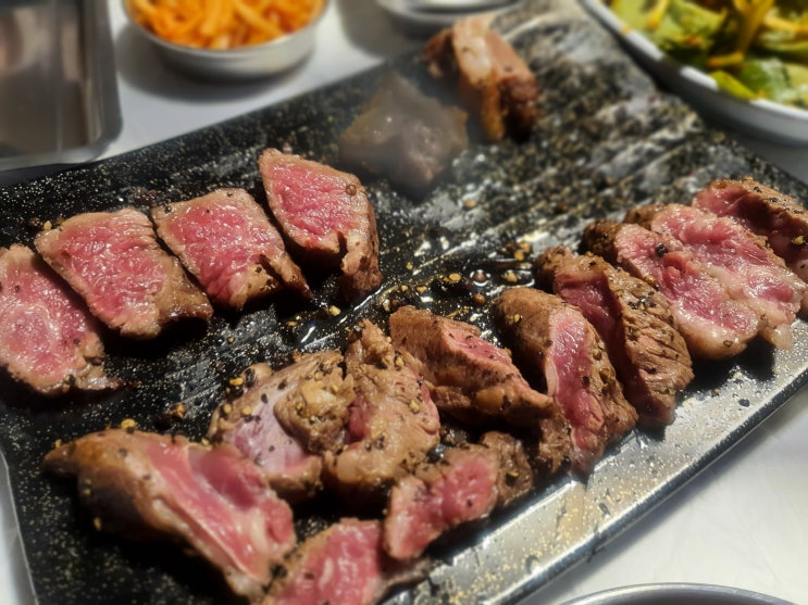  강동구청 김수환식당 짚불구이 우대갈비 맛집