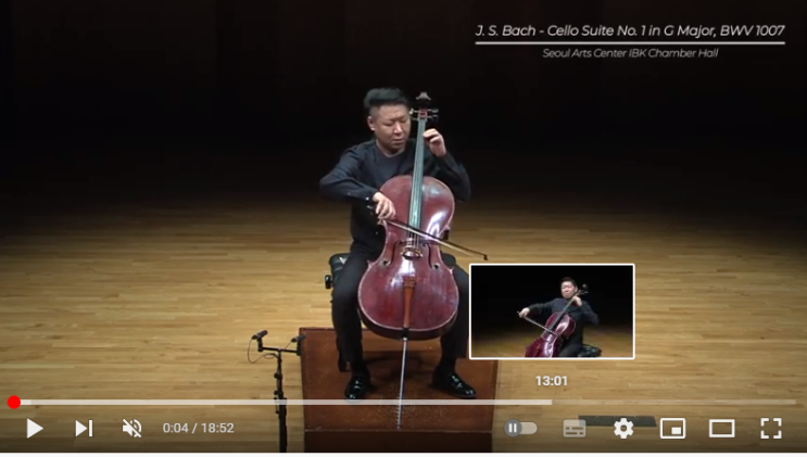 J. S. Bach - Cello Suite No 1 in G Major, BWV 1007ㅣJaesung Lim J. S. Bach - Cello Suite No 1 in G Major, BWV 1007ㅣJaesung Lim