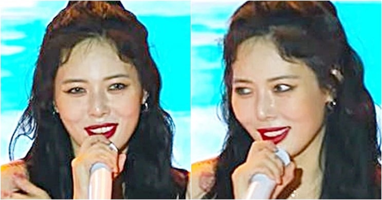 현아, 경희대 축제서 남자친구 던과 함께 파격적인 무대 "상의 벗은 가슴 터치 장면" 현아, 경희대 축제서 남자친구 던과 함께 파격적인 무대 "상의 벗은 가슴 터치 장면"