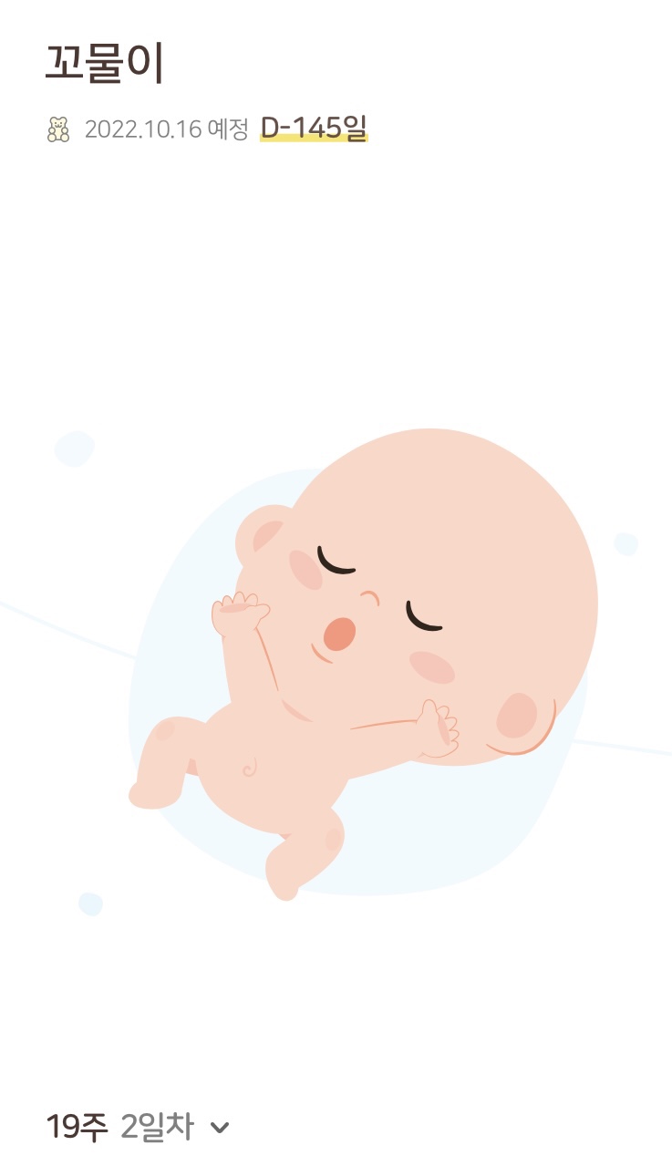 [임신 19주 2일] 임신 19주 몸무게/ 파리바게트 빵 / 아기물건택배 / 뻥이요 허니 / 코코팜 망고
