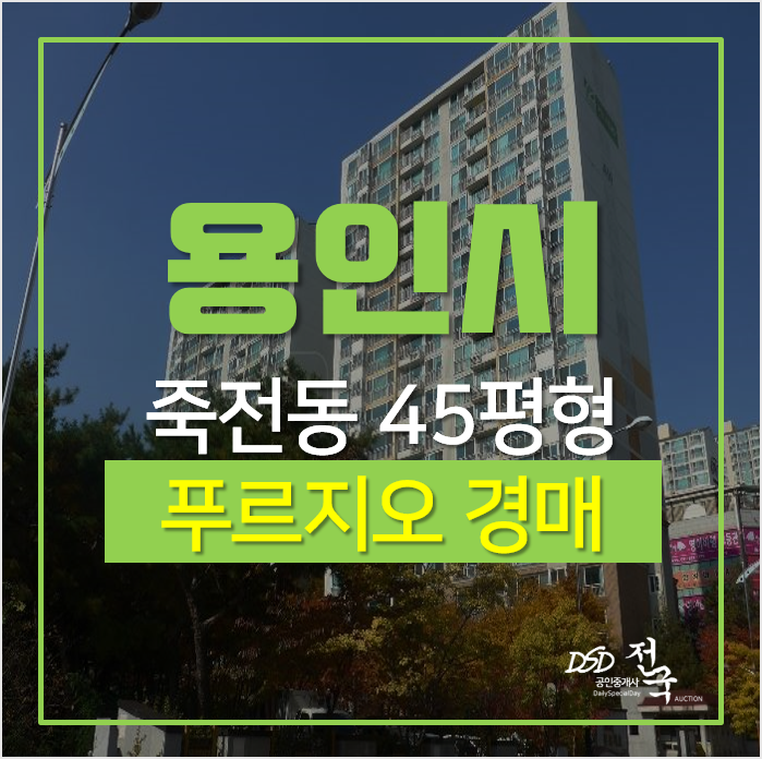 용인 수지구 죽전 새터마을 푸르지오 아파트 45평형 경매 용인 수지구 죽전 새터마을 푸르지오 아파트 45평형 경매