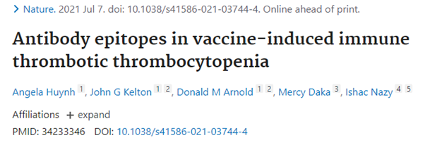 COVID-19 백신 접종에 의한 혈소판 감소증 유도기전을 규명한 최근 논문을 소개합니다
