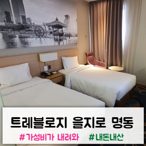  트레블로지 을지로 명동, 가성비 내리는 힙지로 호텔 내돈내산 후기