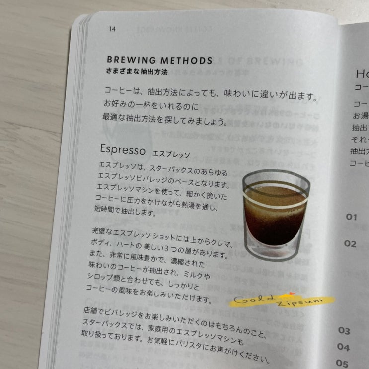 【일본 아르바이트】 #6 스타벅스 아르바이트 3일째 / 에스프레소음료 배우기