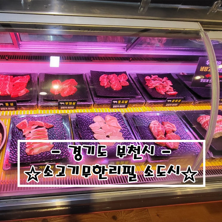  (내돈내먹)경기도 부천시 소고기무한리필 소도시