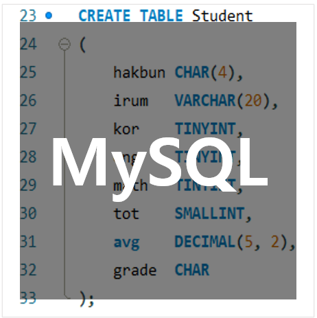 [MySQL] DDL / DATA TYPE