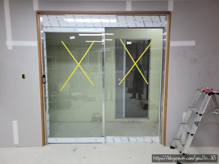  자동문 이야기 : 외도어 자동문(=편개자동문)