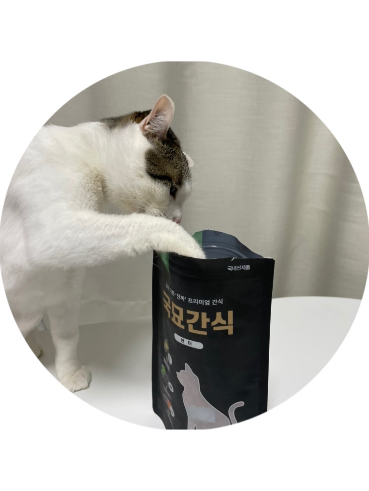  고양이 영양제급 간식/대용량간식/기호성 좋은 간식/마성의 국묘간식 후기