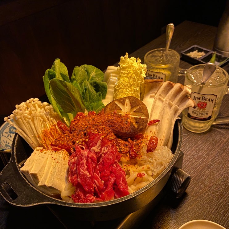  서울대입구 술집 : 스키야키가 맛있는 샤로수길 이자카야 혼네