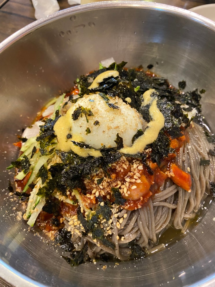  시원한 막국수가 먹고 싶을 땐, 봉평메밀막국수 목동본점 / 목동 남부시장 근처 찐맛집