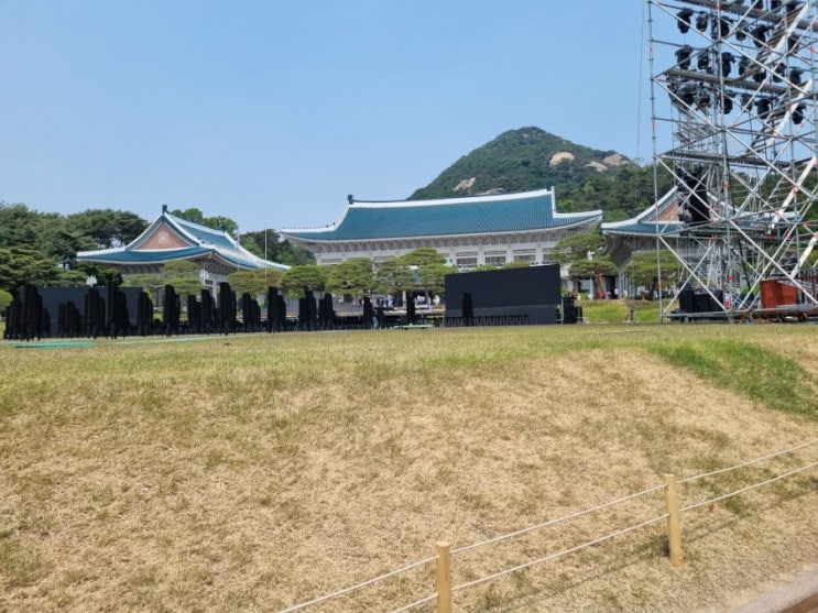  청와대 관람  ..