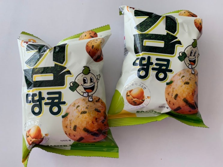 오리온 신상과자 구운김땅콩 와그작와그작 매력있는 단짠의 맛이라 맥주안주로도 딱일듯