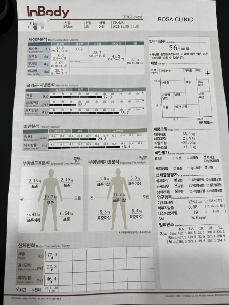  [Diet] 삭센다 다이어트 후기 2(한 달 8kg 감량인증)