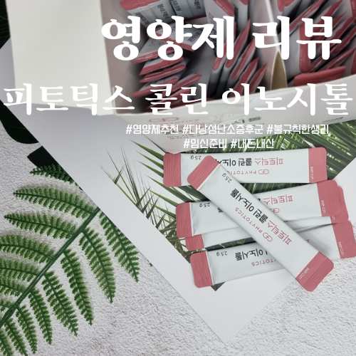  이노시톨 추천 '피토틱스 콜린 이노시톨' 내돈내산후기!