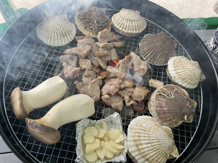  삼척 용화해변 근처 펜션/더끌림펜션/오션뷰(?)/해변1분거리/야외바베큐장