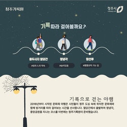  청주기록원, 도심속 문화재 카드뉴스 홍보