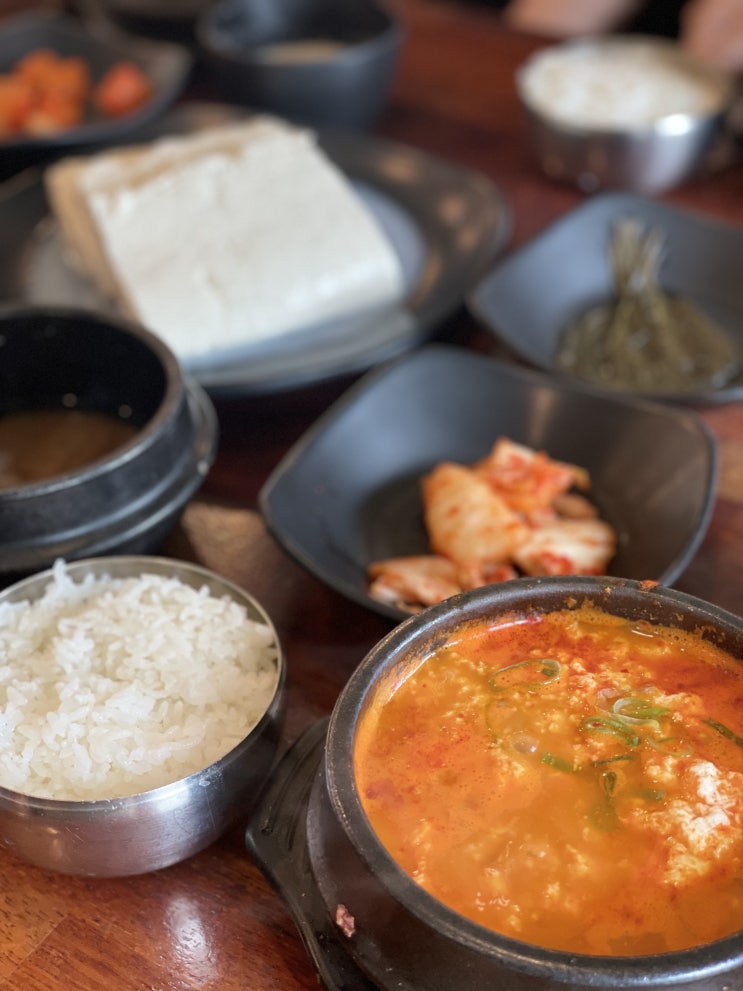  [초당할머니순두부] 수요미식회 추천! 보들보들하고 맛있는 모두부와 얼큰째복순두부(동화가든 대기 할 시간이 없어요ㅋㅋ)
