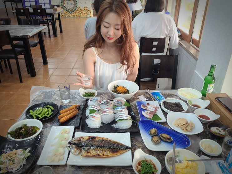  제주 고등어회 협재횟집 한림바다생태체험마을