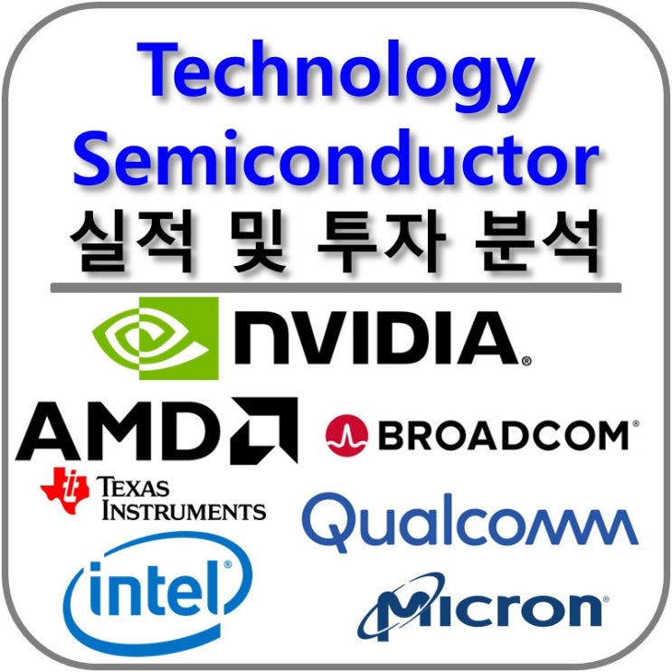  Technology - Semiconductors 섹터 실적 분석(NVDA, AVGO, INTC, TXN, QCOM, AMD, MU)