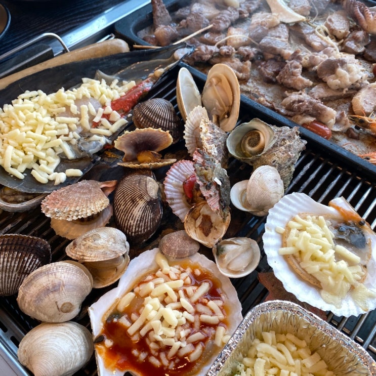  [울산]울산 일산동 맛집/고기+조개구이 가성비 무한리필 맛집! 울산조개창고 동구점!