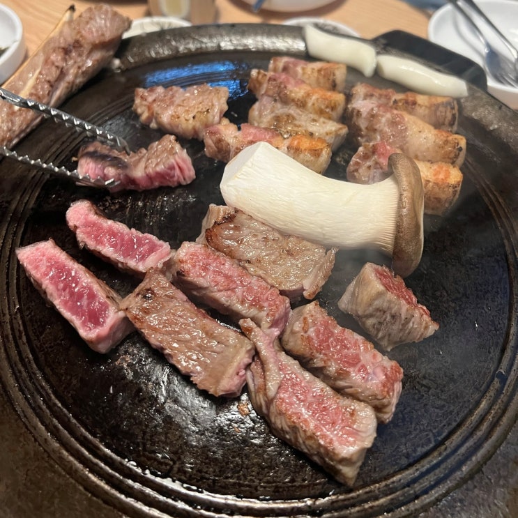 염창역 고기집 목동우대갈비 저녁 외식 (주차, 메뉴)