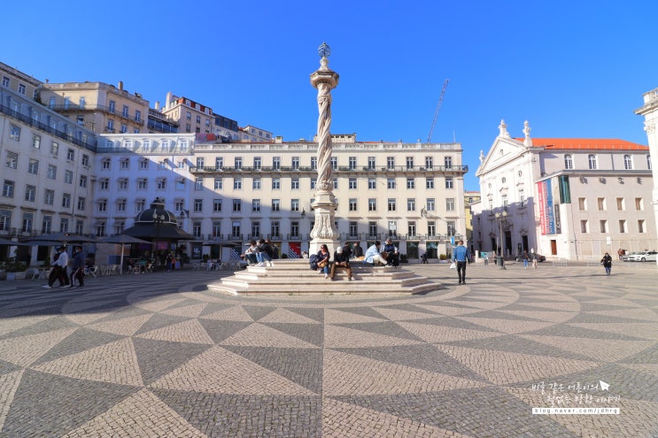 포르투갈 여행 리스본 코메르시오 광장과 아우구스타 개선문