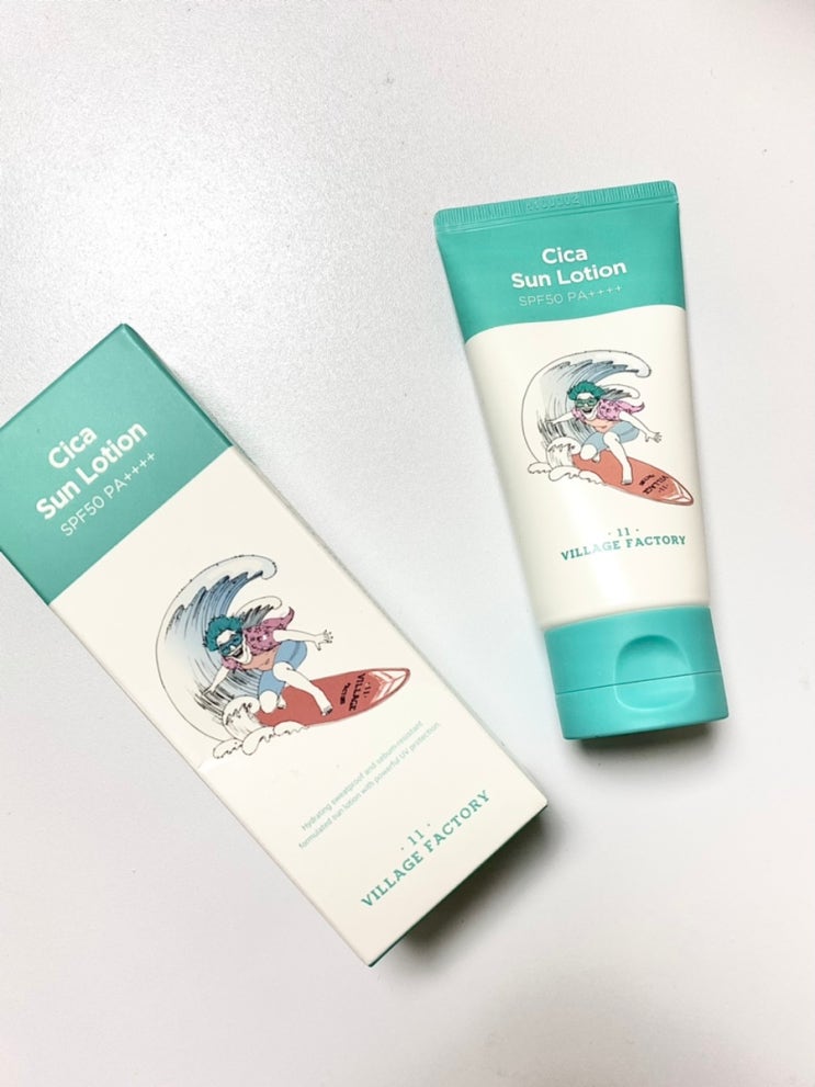  [구매후기]  워터프루프 있는 휘뚜루마뚜루 바디 선크림을 찾으시나요? | 빌라쥬11팩토리 워터프루프 시카 선로션 리뷰!