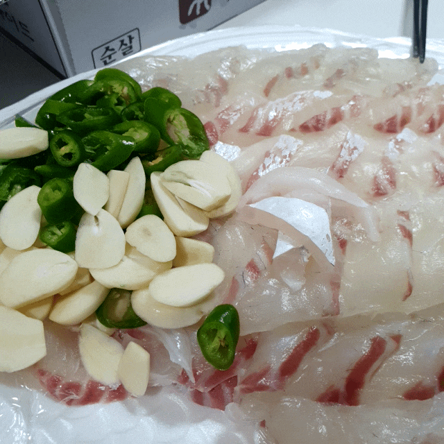  원주 혁신도시 횟집 맛집]"대박수산"에서 참돔 회 포장 해오기