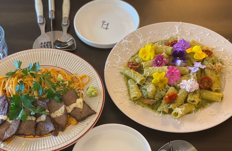  [강남/논현역] 데이트 맛집 ‘파스타 트리오’ (애견동반, 와인, 수비드, 단체석, 반려동물 동반, 크렘브륄레 )