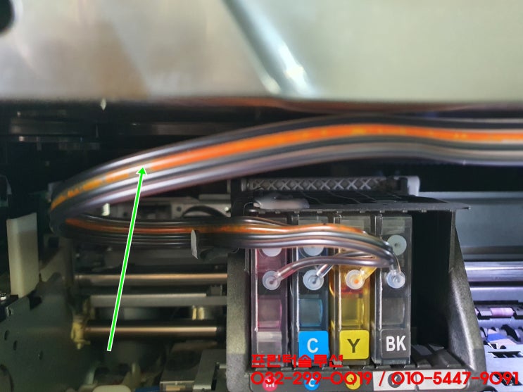 인천 연수구 청학동 무한잉크 프린터 수리 AS, HP8600 잉크카트리지소모됨 출장 수리