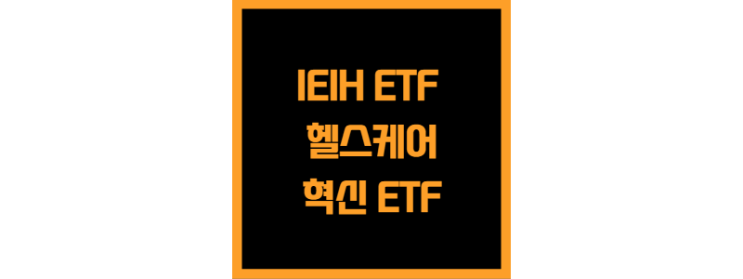  미국 혁신 의료산업에 투자하는 액티브 IEIH ETF