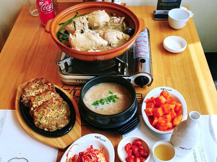 더운 날씨에 부모님 보양식으로 좋은 대구 본리동 맛집 / 약닭찜 오리닭가슴살떡갈비 삼계탕 맛집