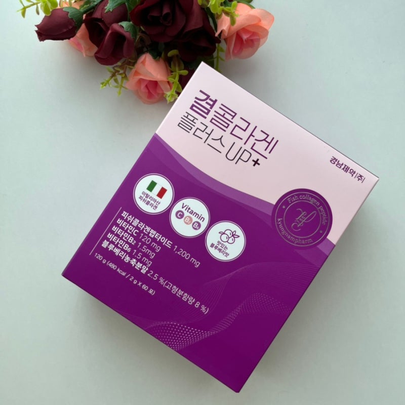 경남제약 결콜라겐 플러스업 분말스틱으로 간편하게 피부관리